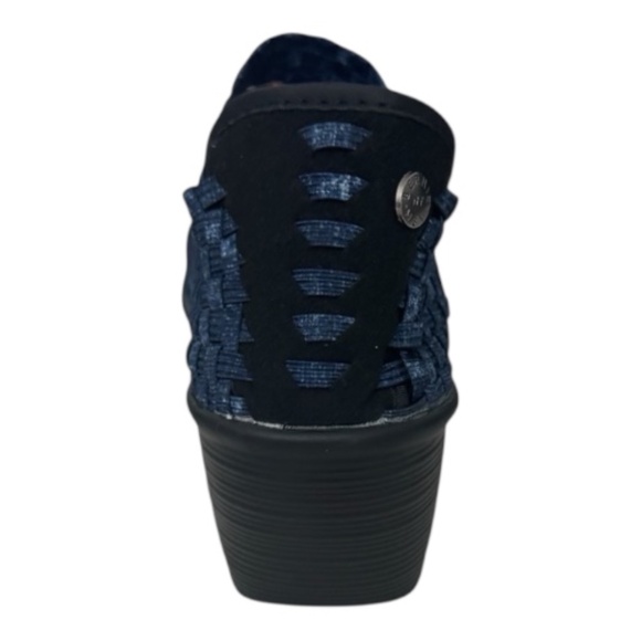 Bernie Mev Halle Woven Mary Jane Wedge-Jeans , Women's Comfort Shoe - NWB - Picture 5 of 6